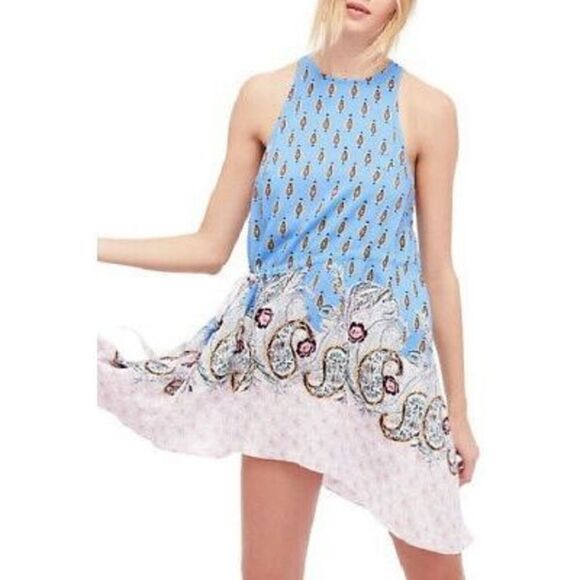 Free People Rendezvous Girl dress Sleeveless Mini Boho Womens Small - Picture 1 of 10